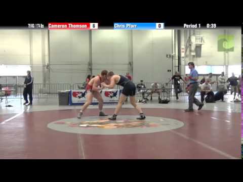 Men 79 KG / 174 lbs - Cameron Thomson vs. Chris Pfarr