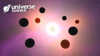What If All The Planets Had The Mass Of Sirius, Universe Sandbox ²