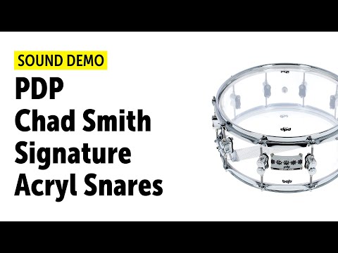 PDP | Chad Smith Signature | Acryl Snares - Sound Demo
