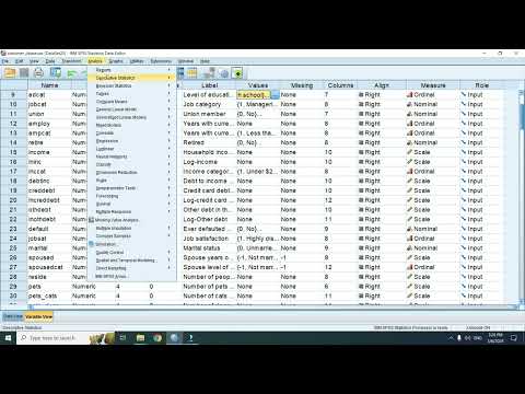 Tutorial SPSS #8  Procedura Frequencies pentru analiza datelor