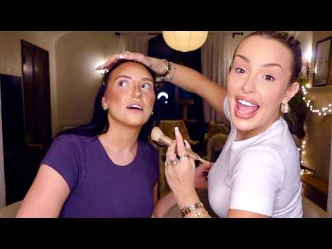 tana cakes my face like a pro