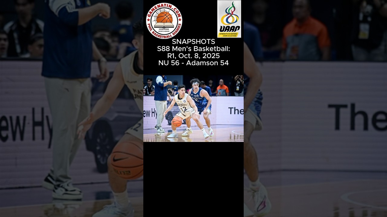 Snapshots: Men's Basketball - NU 56 - Adamson 54