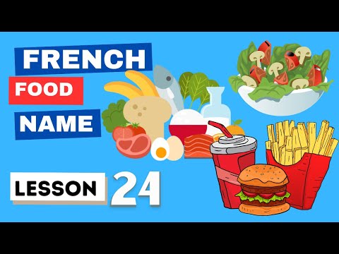 50+ Most Popular Food Names | 24th Lesson | Ultimate French Course #learnfrench