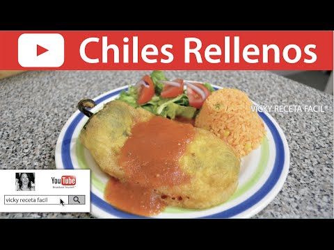 CHILES RELLENOS | #VickyRecetaFacil Video