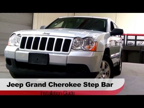 Spyder Auto Installation: 2005-10 Jeep Grand Cherokee Step Bars