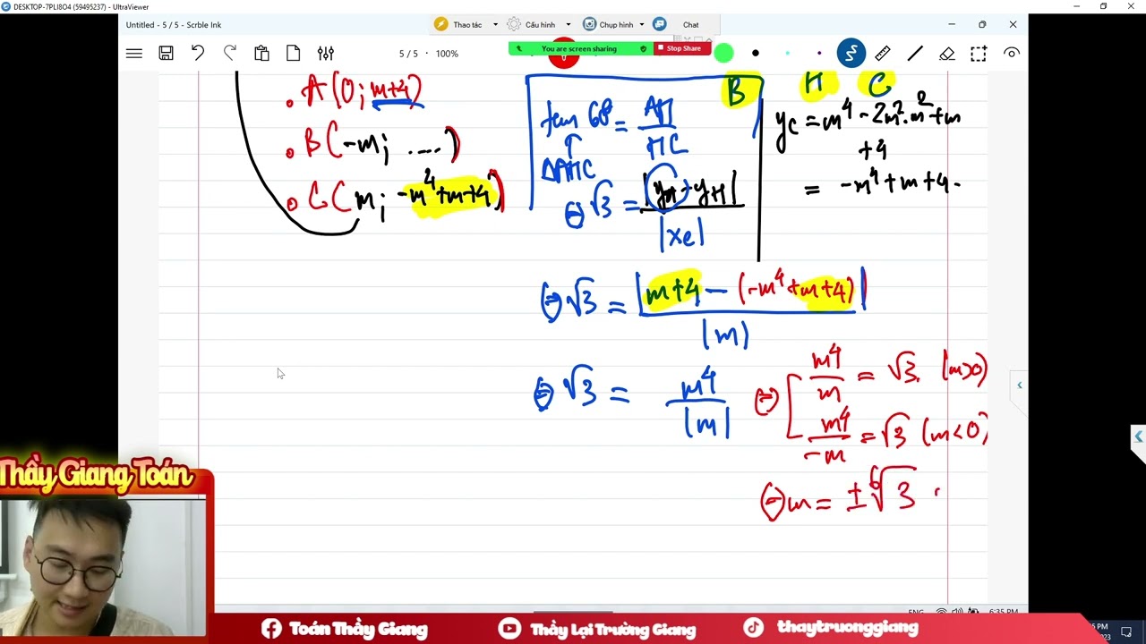 TÌM M ĐỂ HÀM TRÙNG PHƯƠNG CÓ CỰC TRỊ THỎA MÃN BUỔI 2