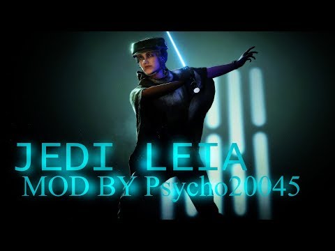 Jedi Leia (Replace with Obi Wan) Mod by Psycho20045 - Star Wars Battlefront 2