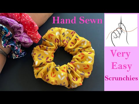Diy Hand Sewn Scrunchy Tutorial | How To Make A...
