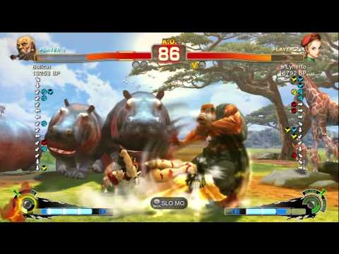 Bullcat [Gouken] vs Lynetto [Cammy] SSF4 Japanese Online Ranked Matches - TRUE HIGH-DEF