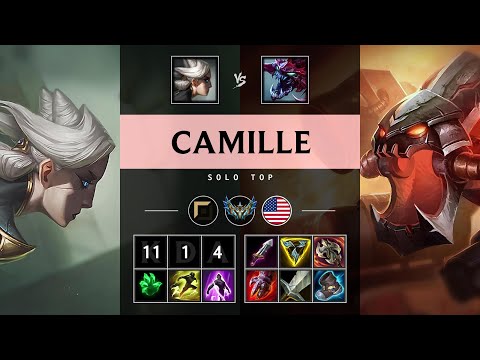 Camille Top vs Cho'Gath - NA Challenger Patch 25.S1.3