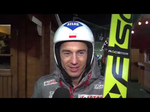 Kamil Stoch po wygranych kwalifikacjach w Klingenthal [02.12.2016]