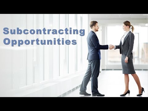 Doing Business with GSA - Subcontracting