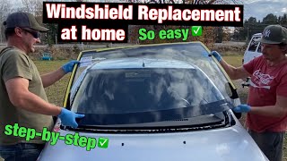 DIY windshield replacement. (So eazy)
