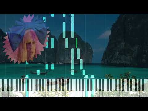 LSD - Thunderclouds !! PIANO TUTORIAL ft cia.diplo.labrinth synthesia,
