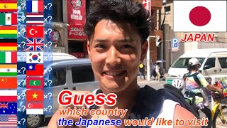 Which country would you like to visit? I asked them