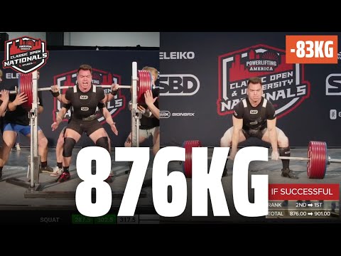 The COMEBACK of Taylor Atwood | 876KG Total | -83kg Class
