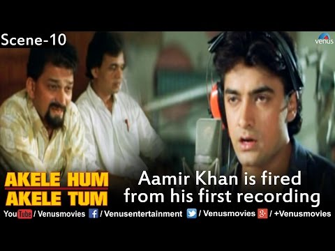 Aamir Khan is Fired from his first Recording (Akele Hum Akele Tum)