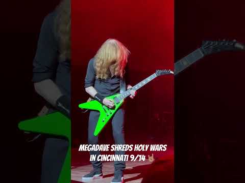 Megadeth "Holy Wars" Solo Live from Cincinnati, OH (9/17/24) #megadeth #davemustaine #guitar #shred