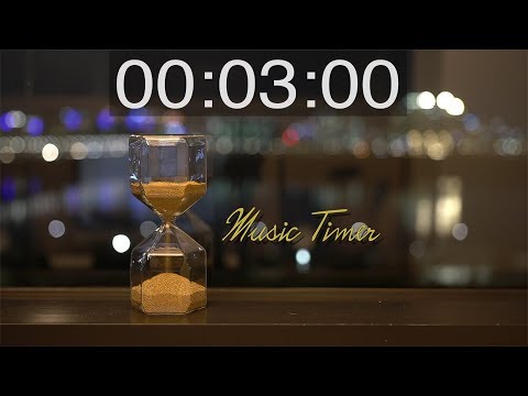 3 Minute Timer Sand Clock / Music Timer