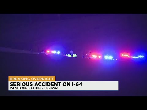 Accident closes WB I-64 near Kingshighway overnight
