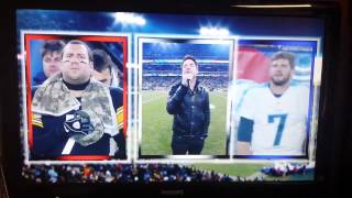 Monday Night Football - Steelers vs. Titans - National Anthem