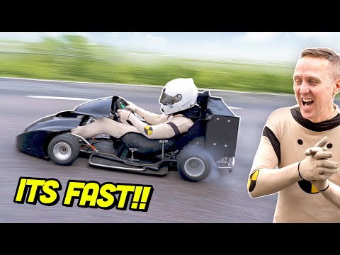 STARK Swapped Go Kart SMASHES top Speed Record.. INSANE!