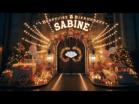 🎂🎶 "Happy Birthday, Sabine!" - Dein persönliches Geburtstagslied mit KI-Bildern 🎨🌸