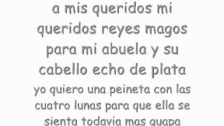Maria carrasco - a mis queridos reyes magos (letra)