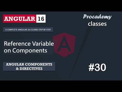 30 Reference Variable On Component Angular Component Directives A Complete Angular Course