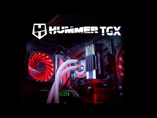 Nox Hummer TGX Rainbow RGB 3.0 USB Vetro temperato LED Nero video