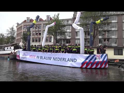 Gay Parade Amsterdam 2015 Roze in blauw