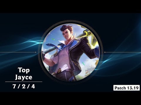 T1 Zeus Jayce Top vs Pantheon Korean Challenger Replay Patch 13.19