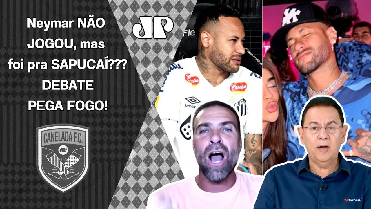 "O NEYMAR TAVA MACHUCADO e FOI PRO CARNAVAL na SAPUCAÍ??? Cara..." DEBATE PEGA FOGO sobre o Santos!