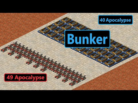 Bunker Apocalypse vs Apocalypse - Same Cost - Red Alert 2