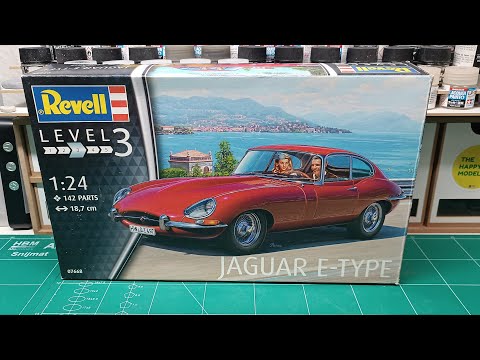UNBOXING | JAGUAR E-TYPE by Revell