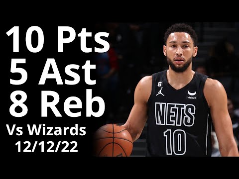 Ben Simmons 10 Pts 8 Reb 5 Ast vs Wizards Highlights