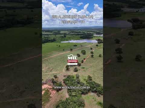 Fazenda à venda em Araguaçu – TO | Área total: 350 alqueires (1.694 ha) #fazendaavenda #agro