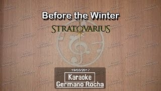 Stratovarius - Before the winter (Karaoke)