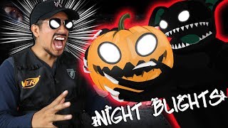GRUMPY COP PLAYS SPACE VIRUS & NIGHT BLIGHTS - SCARIEST JUMP SCREAM GAME EVER MADE! GAMING TROLLS