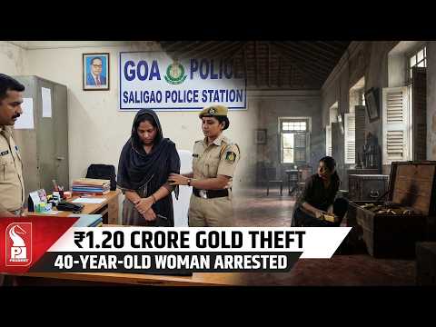 40-Year-Old Woman Arrested in ₹1.20 Crore Gold Theft Case in Saligao