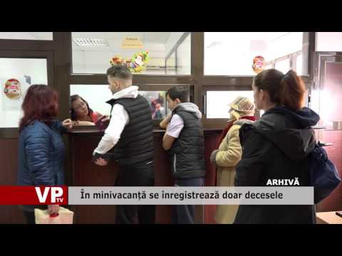 În minivacanță se înregistrează doar decesele
