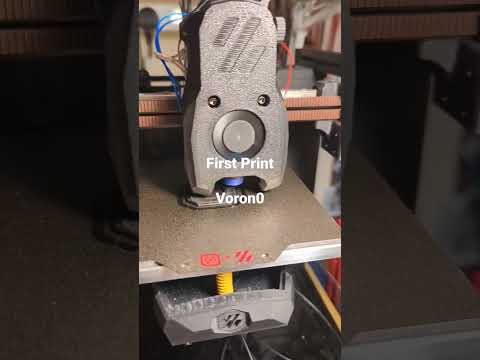 First print going on my voron 0