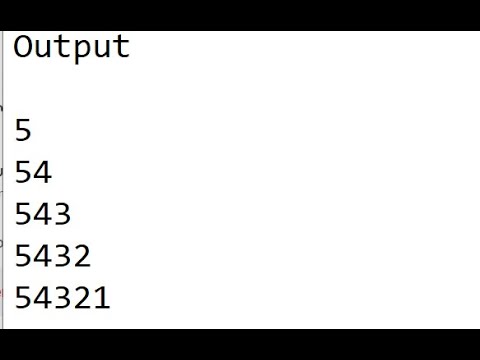 Number Pattern In Java Reverse Order Triangle Pattern Coding With Jack