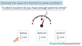 MN 5 VCMNA187 Estimate the value of a fraction to solve a problem