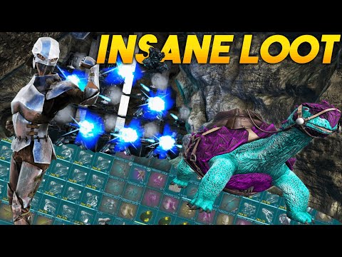 How A SOLO Raided Crouch Bear Cave For Insane Loot - ARK