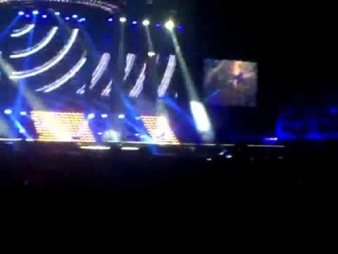 Amelia Lily, X-Factor tour 2012, London O2 Arena, 31st March.