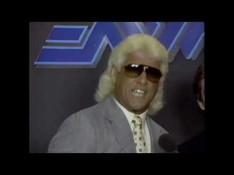 Ron Garvin vs Arn Anderson + post match + Ric Flair promo