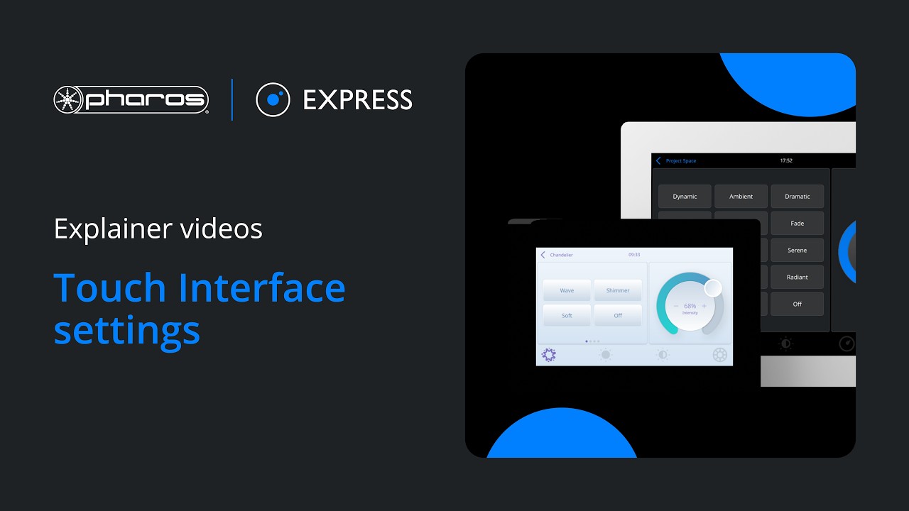 Touch Interface settings