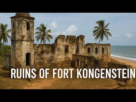 Ruins of Fort Kongenstein in Ada Foah