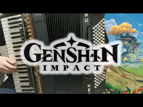 [ACCORDION] Genshin Impact OST - Liyue Battle theme Rapid as Wildfires (Full Version)